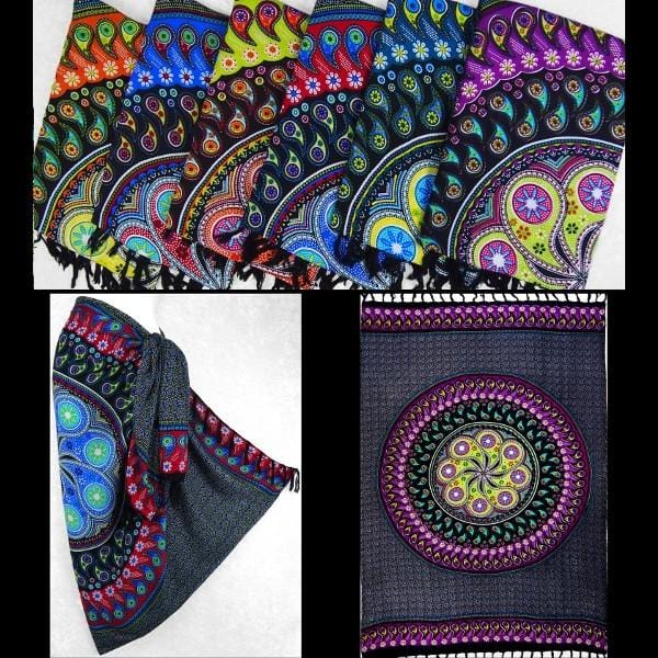 A Psychedelic Mandala Sarong