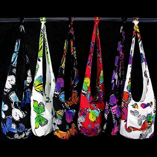 Bag - Monarch Butterfly Boho Shoulder Bag