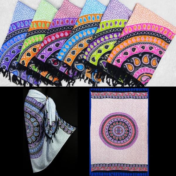 A Paisley Mandala Sarong
