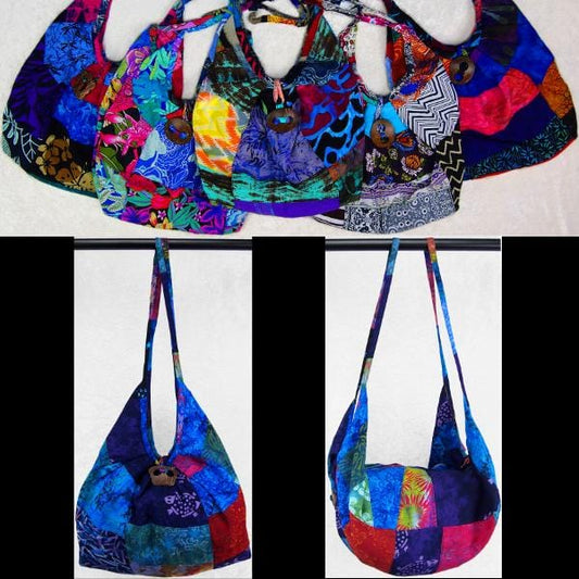 Bag - Patchwork Expandable Beach Bag