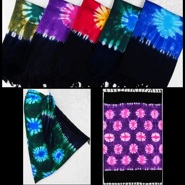 A Sun Tie-Dye Sarong